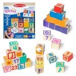Melissa & Doug Wooden Learning Blocks for Toddlers