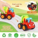 4-Piece Educational Friction Powered Vehicle Set
