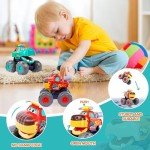 3-Pack Animal Push & Go Toy Cars for Toddlers