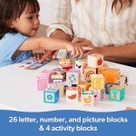 Melissa & Doug Wooden Learning Blocks for Toddlers