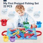 Hahaland Montessori Toddler Fishing Game and Toys