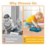 LED Montessori Busy Board for Toddlers 1-4 Years