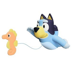 Toomies Bluey Swimming Bath Toy with Seahorse