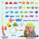 Magnetic Fishing Toy Set for Kids’ Water Fun