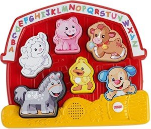Fisher-Price Farm Animal Shape Sorting Puzzle Toy