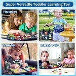 Montessori Busy Board Toy for Toddlers - Blue