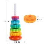 Rainbow Spinning Stacking Toys for Toddlers