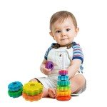 Rainbow Spinning Stacking Toys for Toddlers