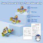 OSIMILY Montessori Toys for 1 Year Old, Sensory Toys for Toddlers 1-3, Travel Activities Busy Cube, Baby Gifts for 12 18 Month, Motor Skills Educational Learning Toys