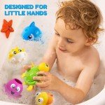 Magnetic Fishing Bath Toy Set for Kids