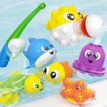 Magnetic Fishing Bath Toy Set for Kids