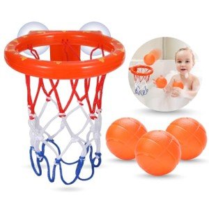 Bath Basketball Hoop with Balls for Kids