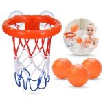 Bath Basketball Hoop with Balls for Kids