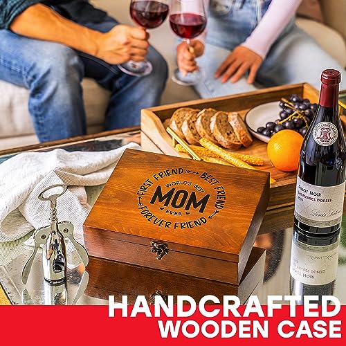 Vintage Wine Gift Set for Mom's Birthday