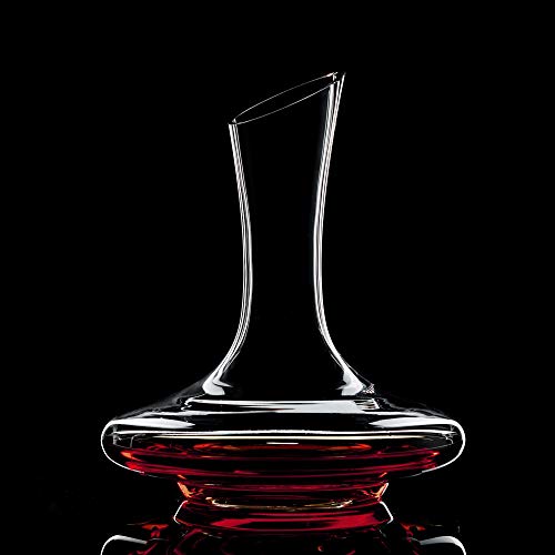 Hand Blown Crystal Wine Decanter Set