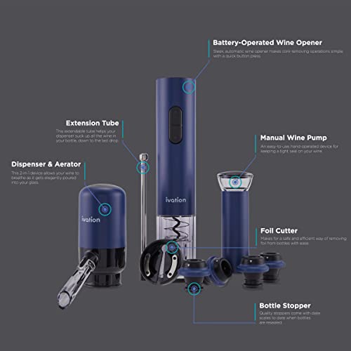 All-in-One Wine Gift Set with Automatic Opener
