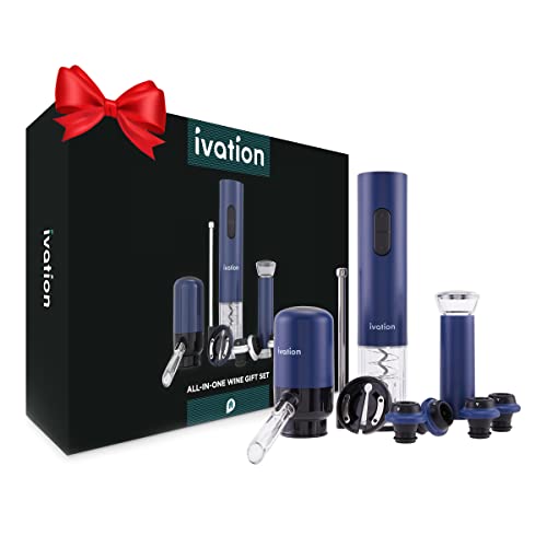 All-in-One Wine Gift Set with Automatic Opener