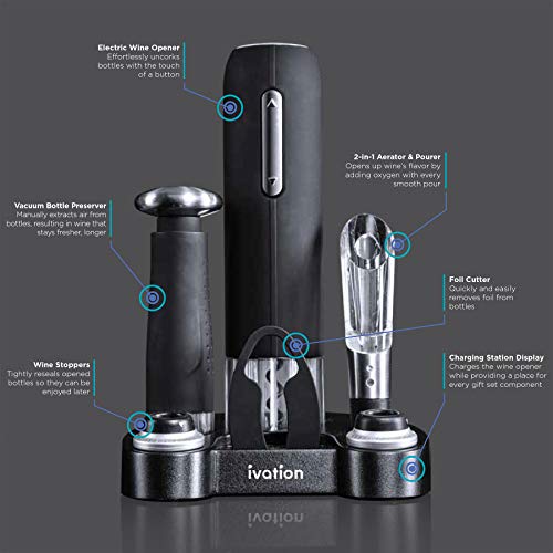 Complete Wine Set with Opener, Aerator & Preserver