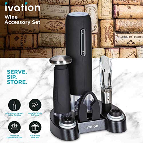 Complete Wine Set with Opener, Aerator & Preserver