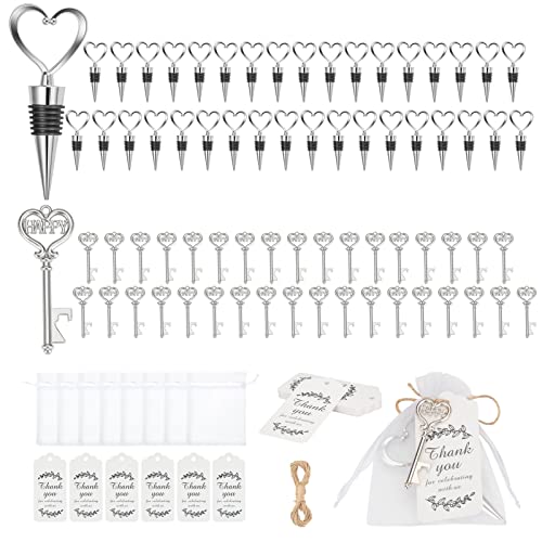 Heart-shaped Wine Stopper & Bottle Opener Set