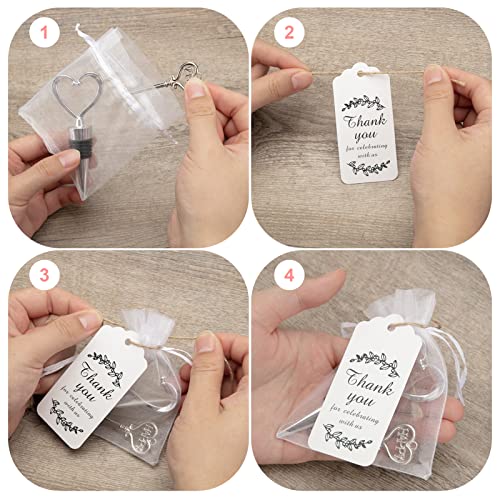 Heart-shaped Wine Stopper & Bottle Opener Set