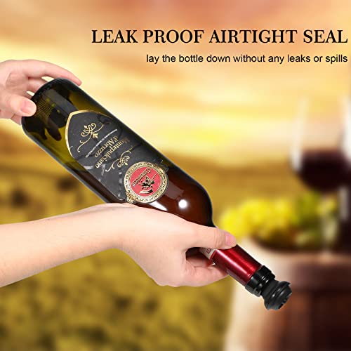 24 Piece Black Silicone Wine Saver Stoppers