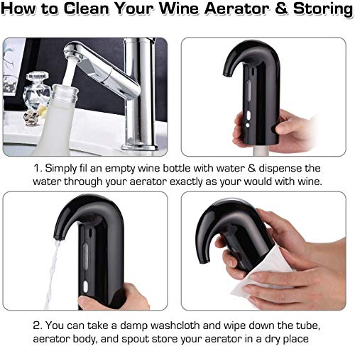 Premium Electric Wine Aerator and Opener Kit