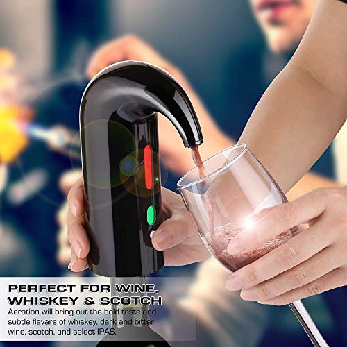 Premium Electric Wine Aerator and Opener Kit