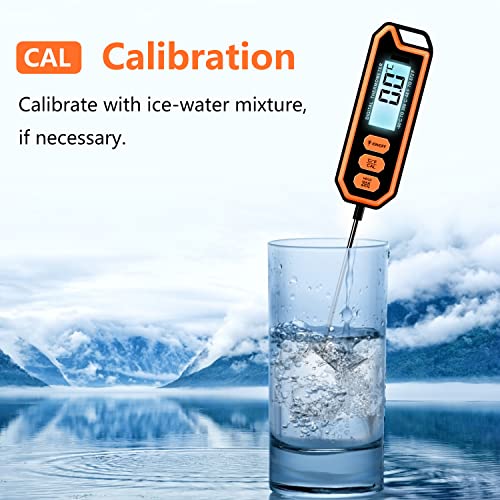 Waterproof Instant Read Thermometer for Food & Wine