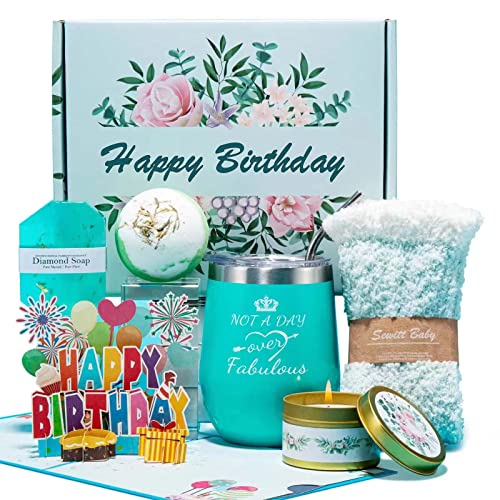 Spa Candle Wine Gift Set for Women