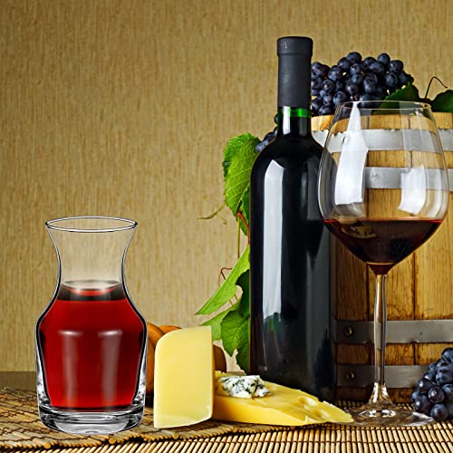Individual Glass Wine Carafes (12 Pack, 6.5 oz)