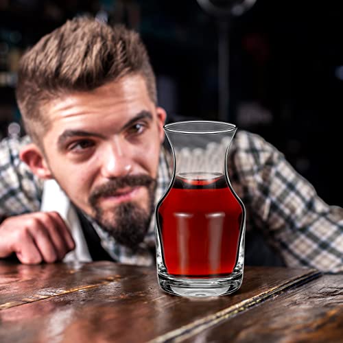 Individual Glass Wine Carafes (12 Pack, 6.5 oz)