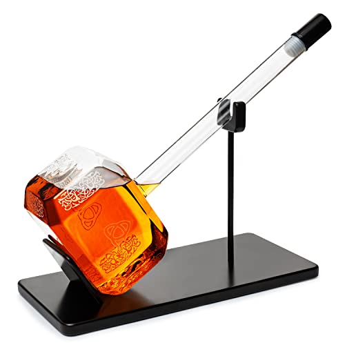 Mjölnir Decanter for Wine, Whiskey, Tequila, and Scotch