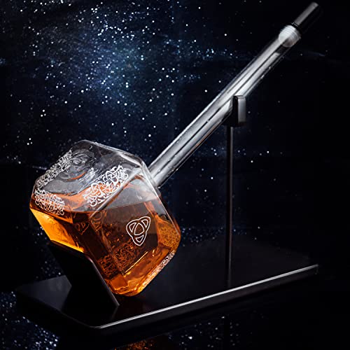 Mjölnir Decanter for Wine, Whiskey, Tequila, and Scotch