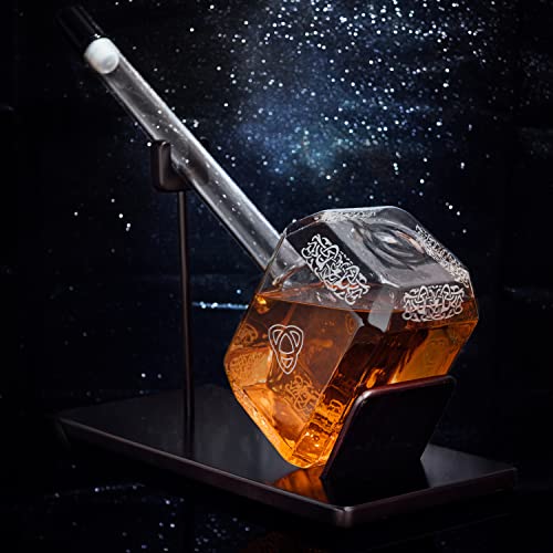 Mjölnir Decanter for Wine, Whiskey, Tequila, and Scotch