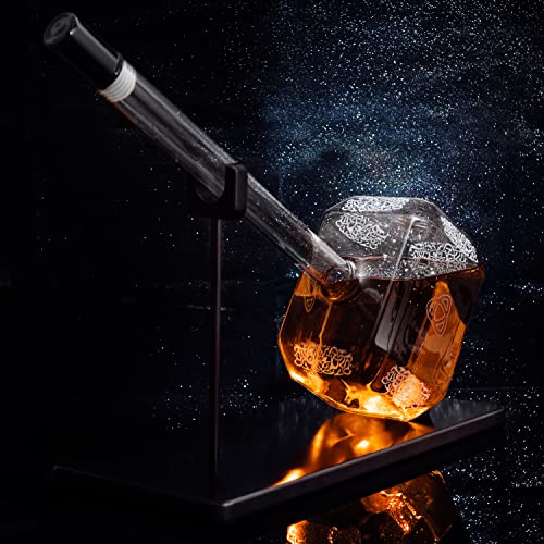 Mjölnir Decanter for Wine, Whiskey, Tequila, and Scotch
