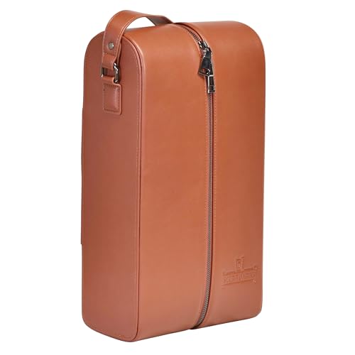 Whiskey Tote: Double Bottles & Insulated Glasses