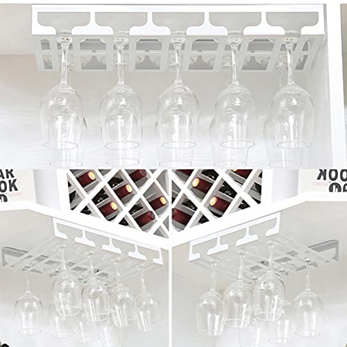 Under Cabinet Wine Glass Holder, 4 Rows, 16in/41cm