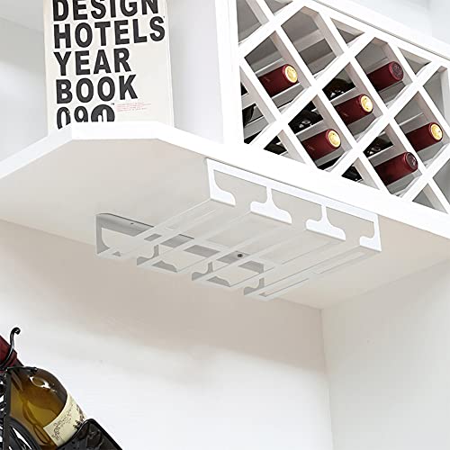 Under Cabinet Wine Glass Holder, 4 Rows, 16in/41cm