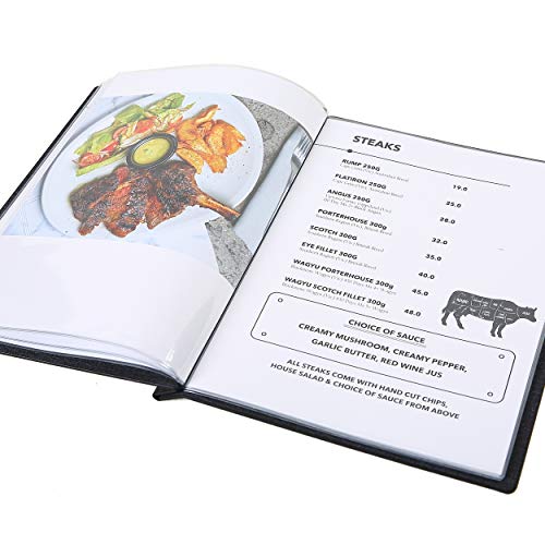 Wine List Menu Cover Set with Logo