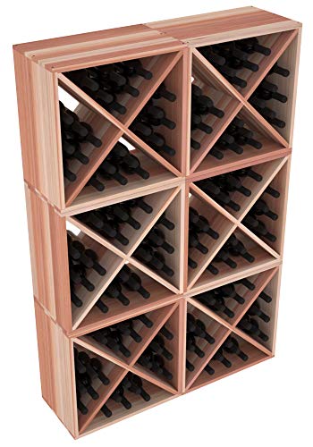 Modular Cube Wine Rack - Holds 144 Bottles