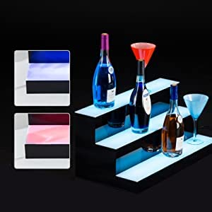 24-Inch LED Liquor Bottle Display with Remote Control