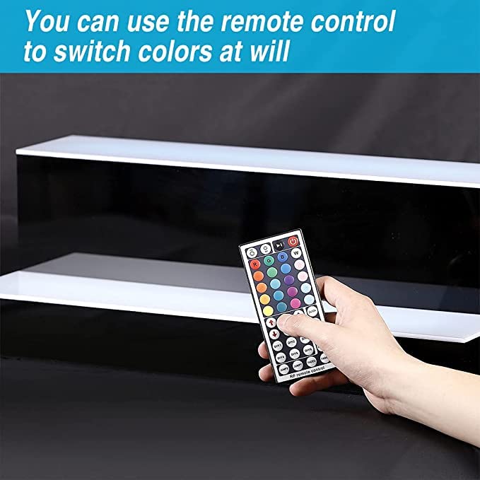 24-Inch LED Liquor Bottle Display with Remote Control