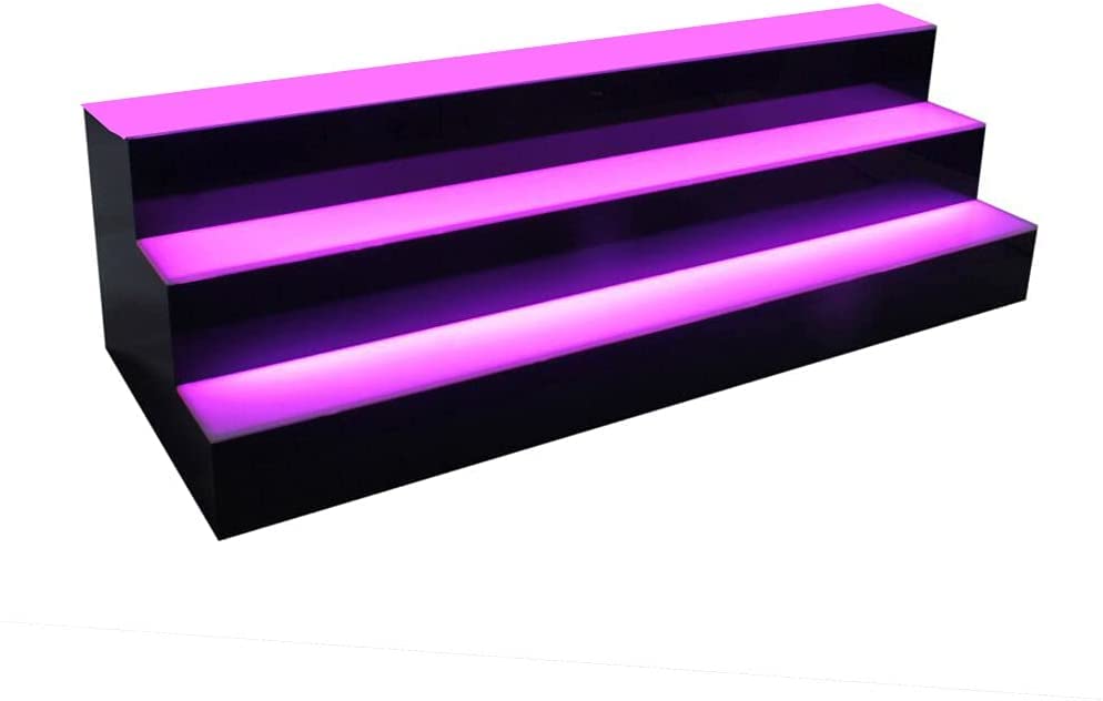 24-Inch LED Liquor Bottle Display with Remote Control