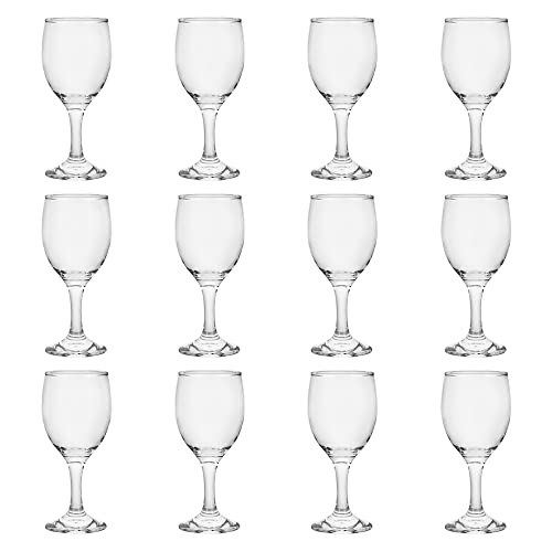 Set of 12 Durable Red Wine Glasses