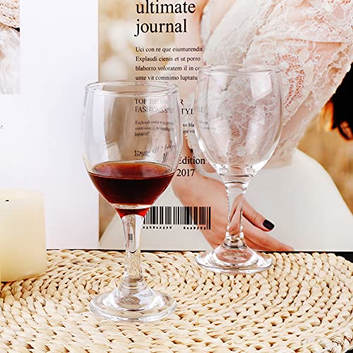 Set of 12 Durable Red Wine Glasses