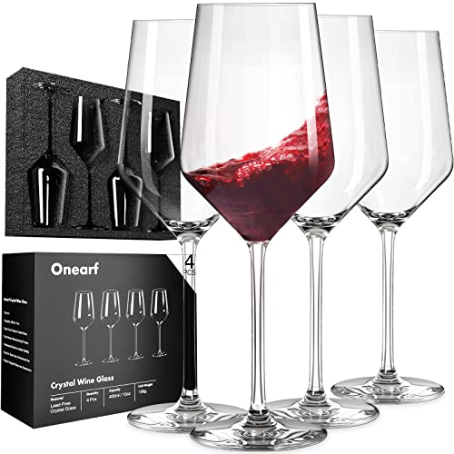 Hand-Blown Crystal Wine Glasses Set for Any Occasion