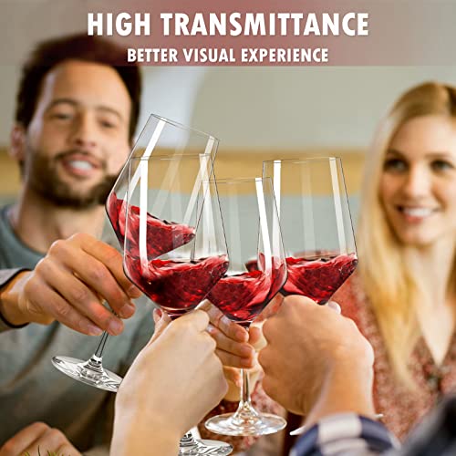 Hand-Blown Crystal Wine Glasses Set for Any Occasion