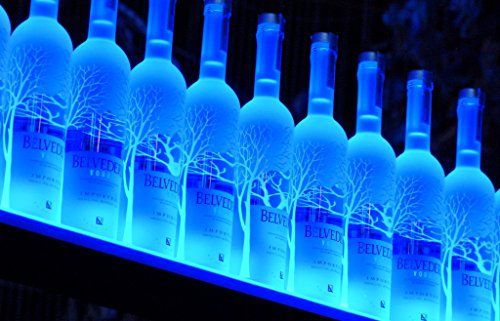 LED Wall-Mounted Wine & Liquor Shelf - 5ft