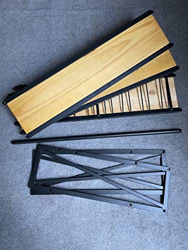 Industrial Wall Mounted Wine Rack with Glass Holder